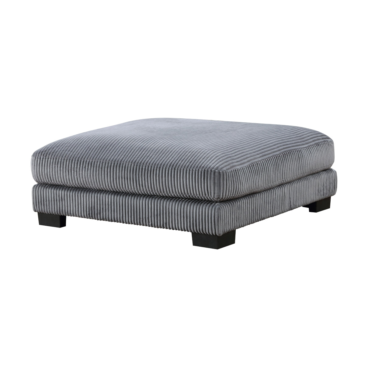 detailed fabric texture of sectional sofa