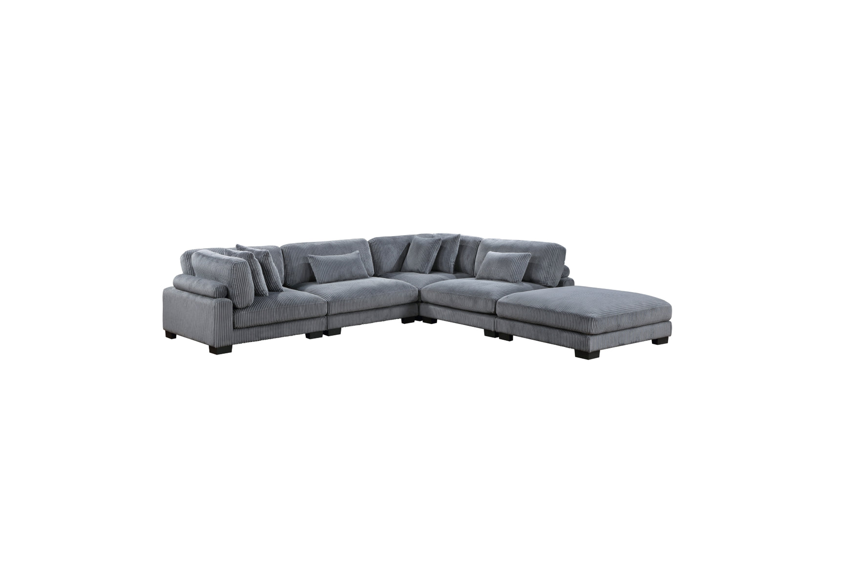 Primary front view of sectional sofa