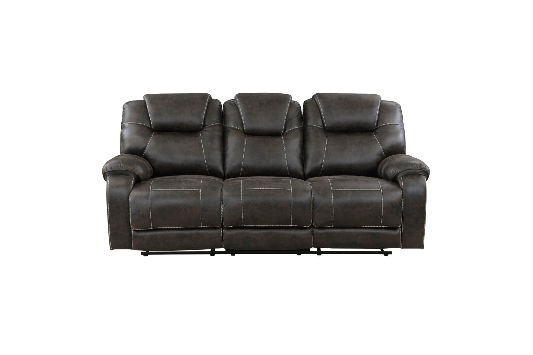 Glider Reclining Chair upholstered in chocolate color