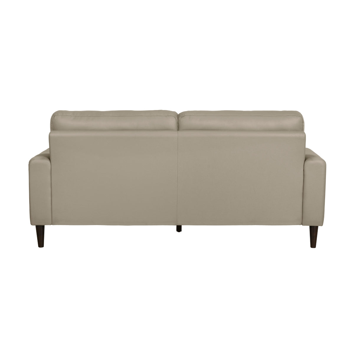 Lewes Latte Leather Sofa detail of leather material