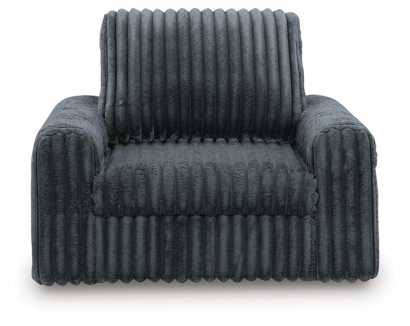 HamlinBay Gunmetal Chenille Power Gliding Chaise view 4