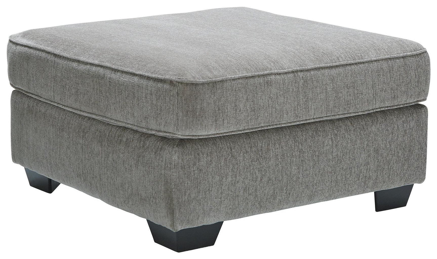 Altari Alloy Chenille Oversized Accent Ottoman straight front view