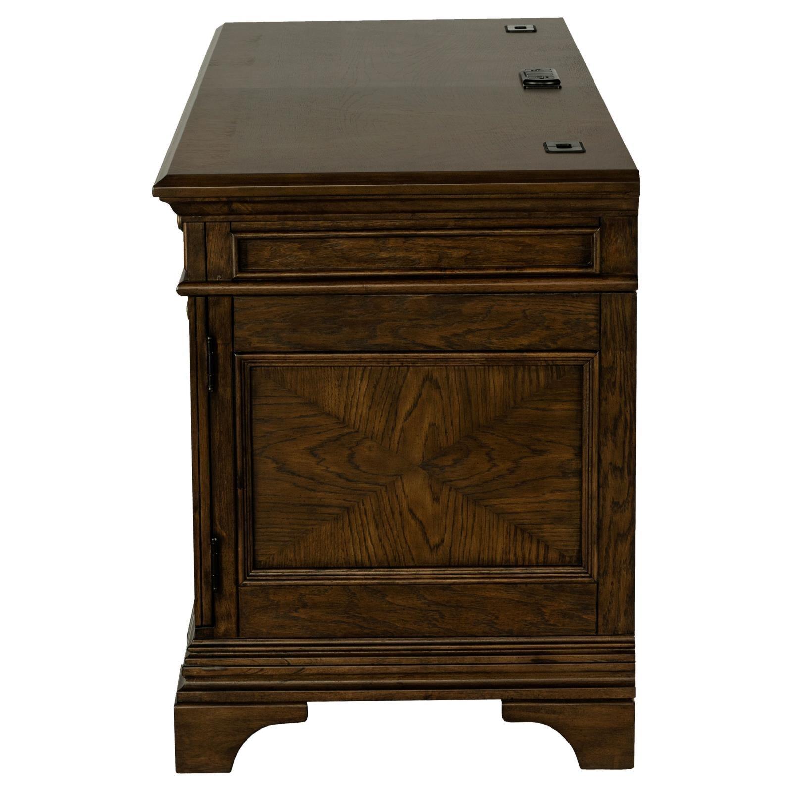 Lockable cabinet door detail