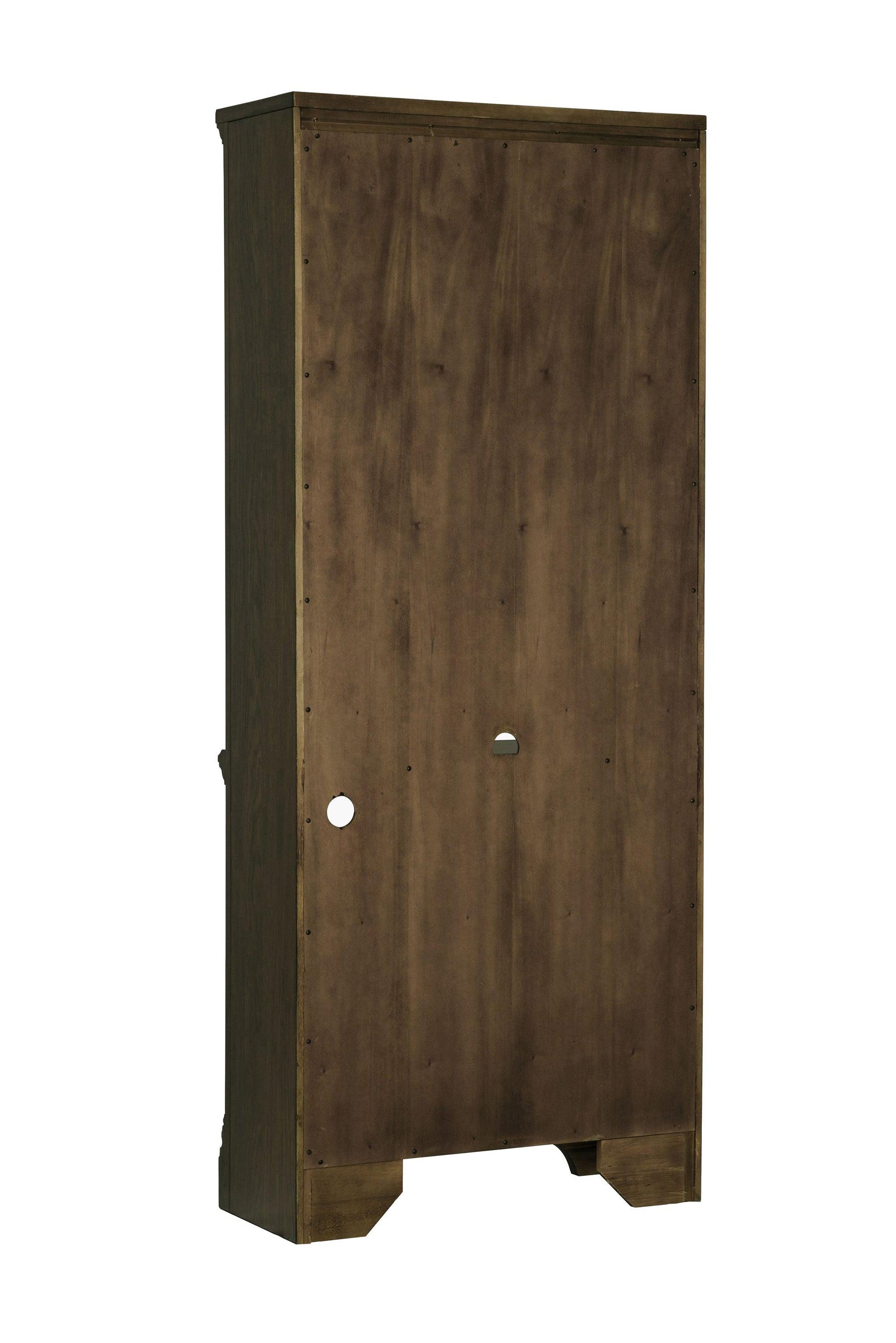 Close-up of wood grain and finish on Hartshill bookcase