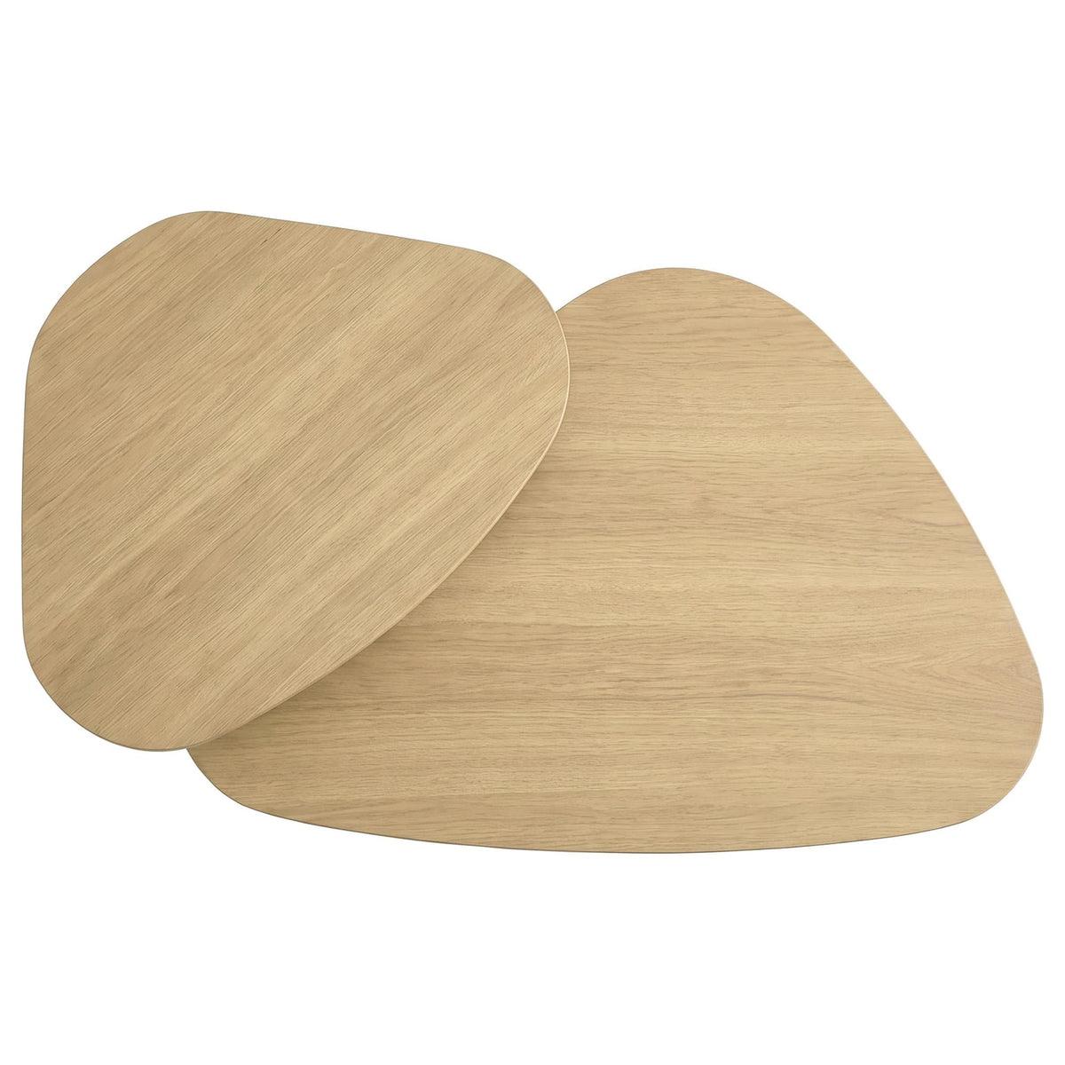 Lester 2-Piece Triangular Nesting Coffee Table Set Honey Oak — product image 6