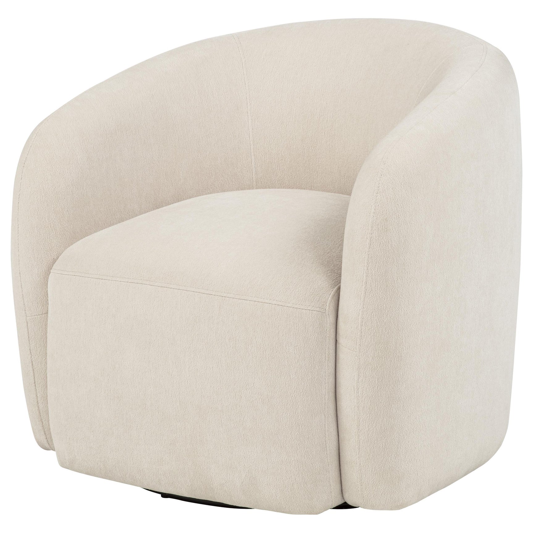 Close-up of Gerley chair soft chenille upholstery