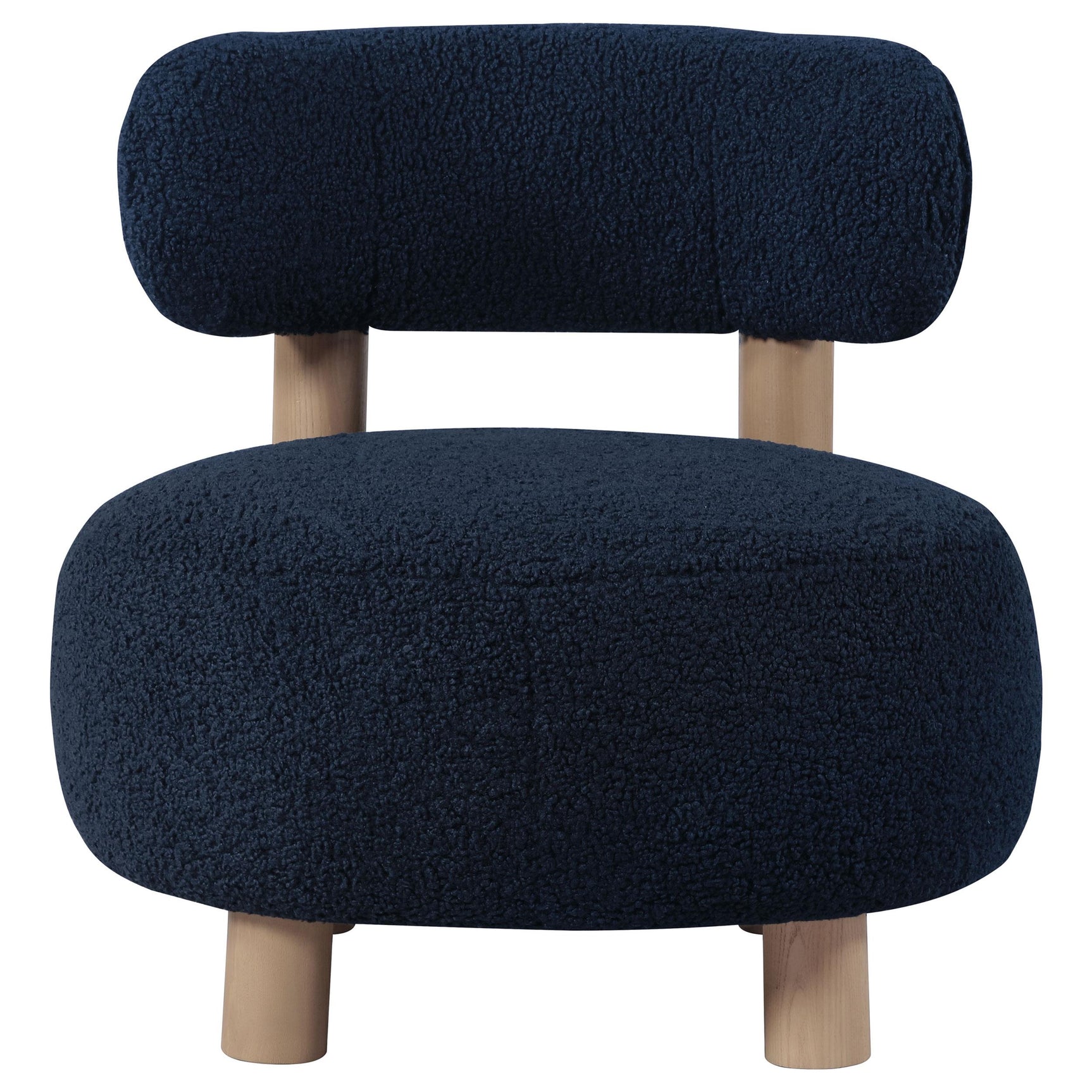 Zonie accent chair detailed boucle fabric