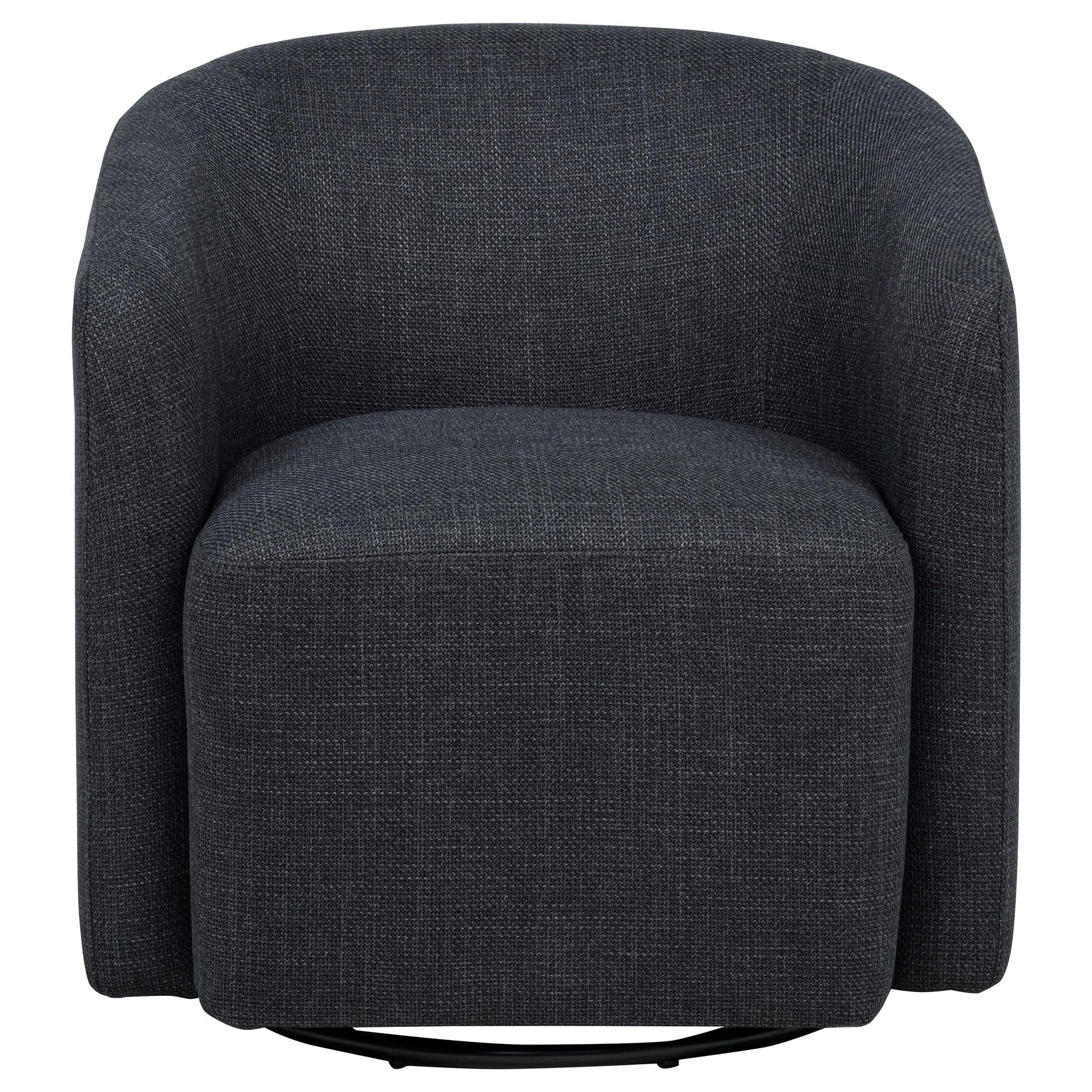 Back view highlighting swivel base