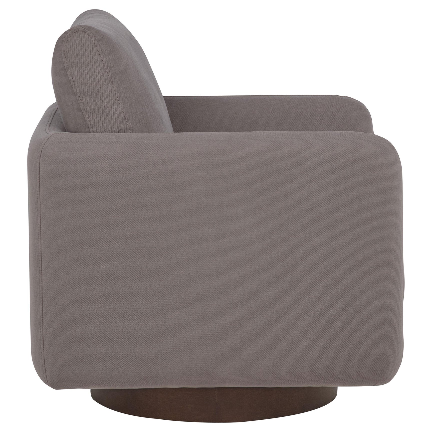 Iris swivel chair in living room setting