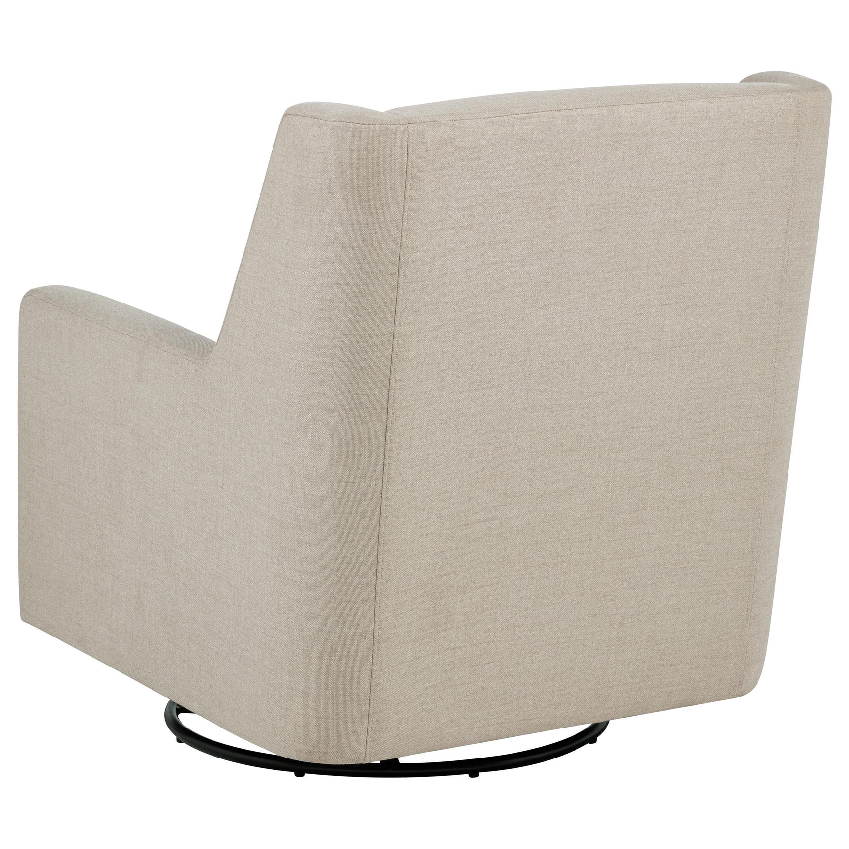 Plush cushioning detail on Sorrel glider chair seat