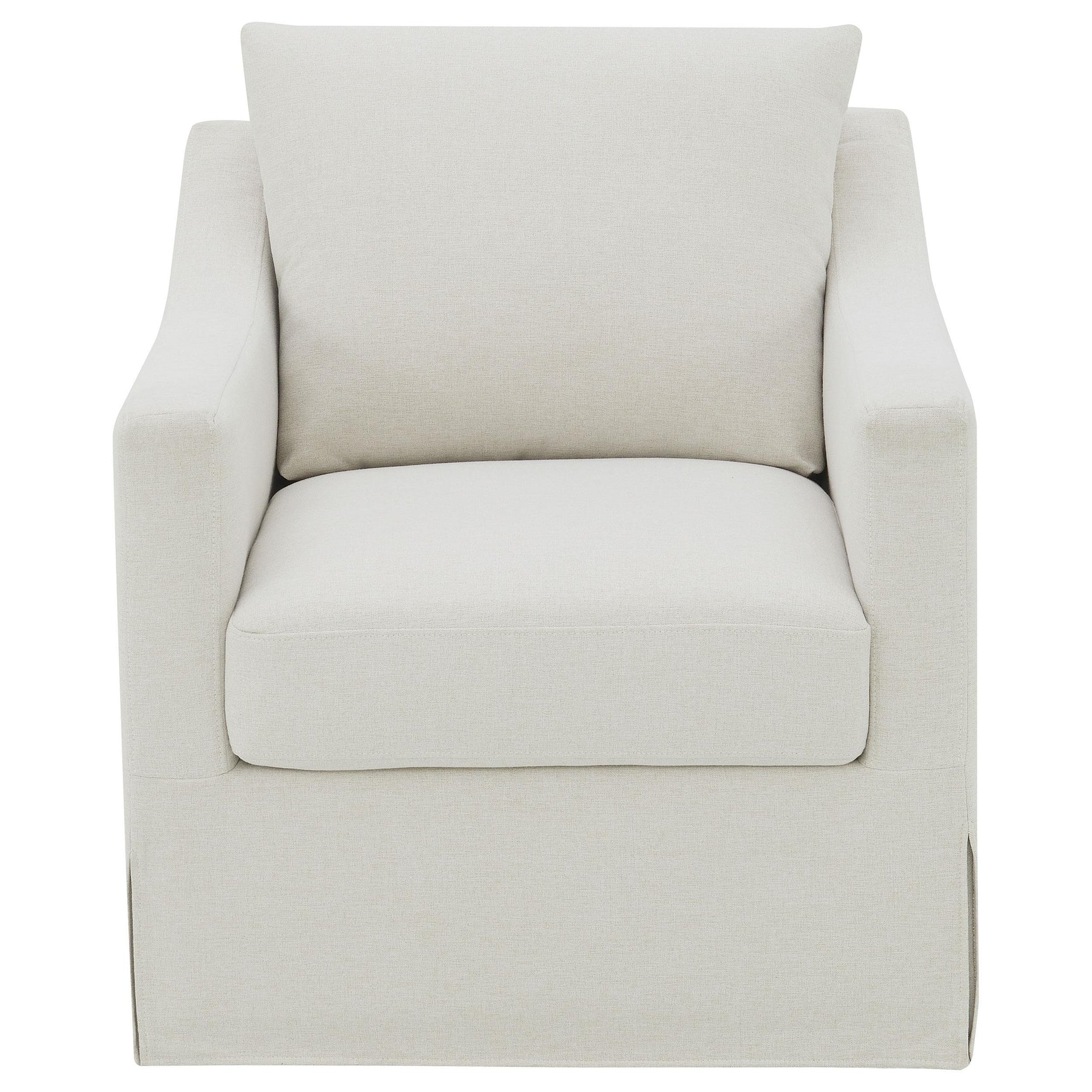 Sloped arm profile of Winter Accent Chair