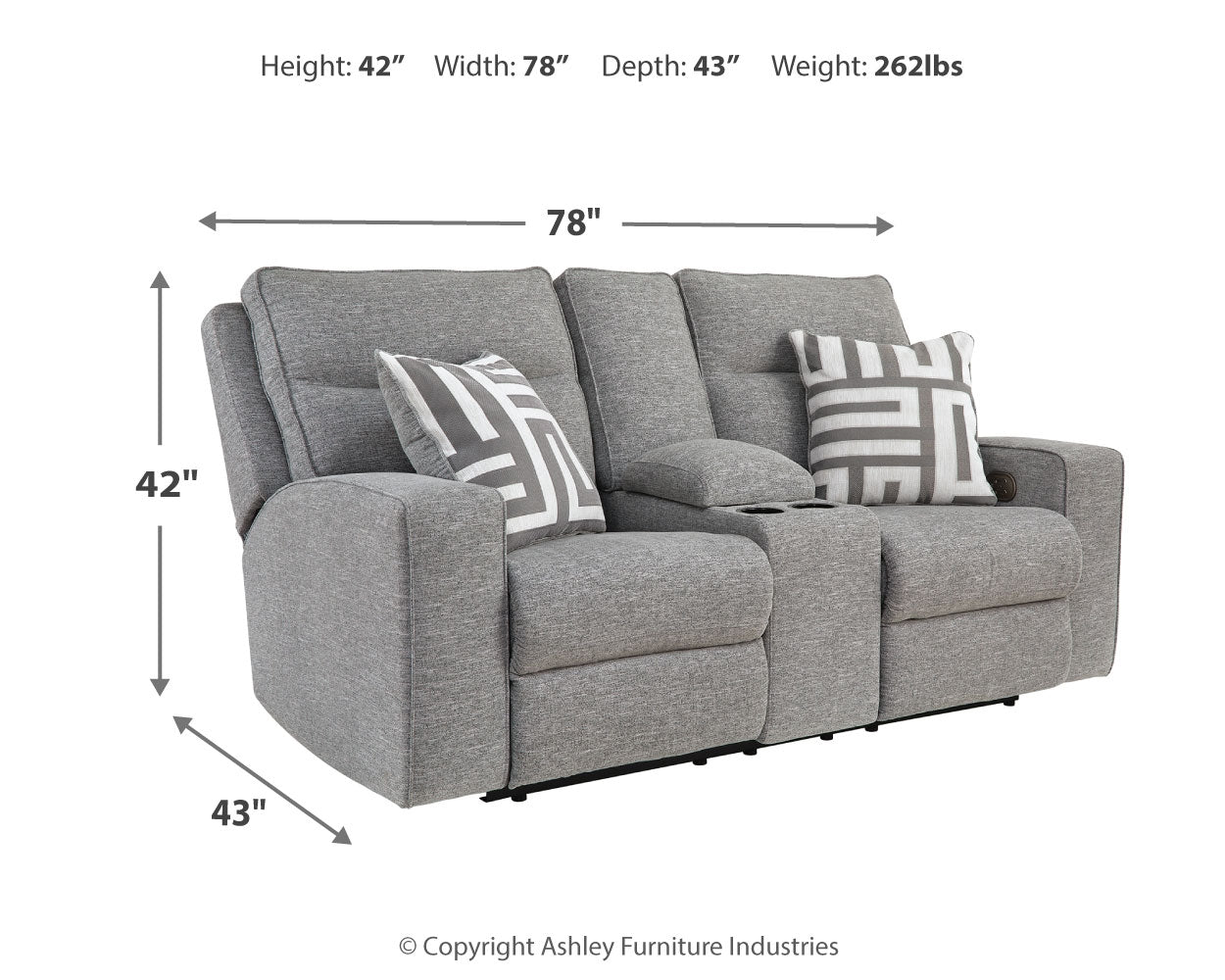 Biscoe recliner footrest extended view