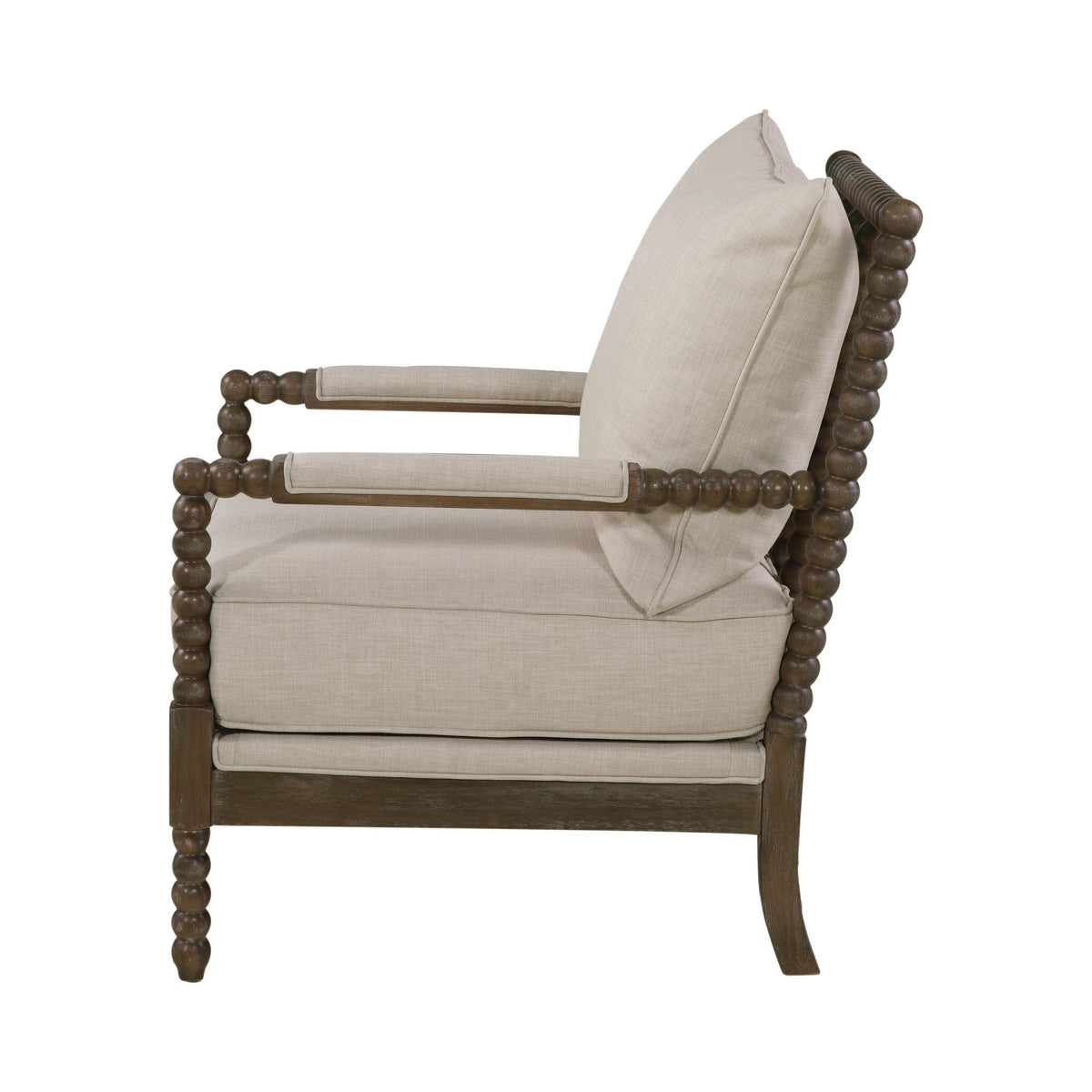 Back of Blanchett Accent Chair showing removable cushions