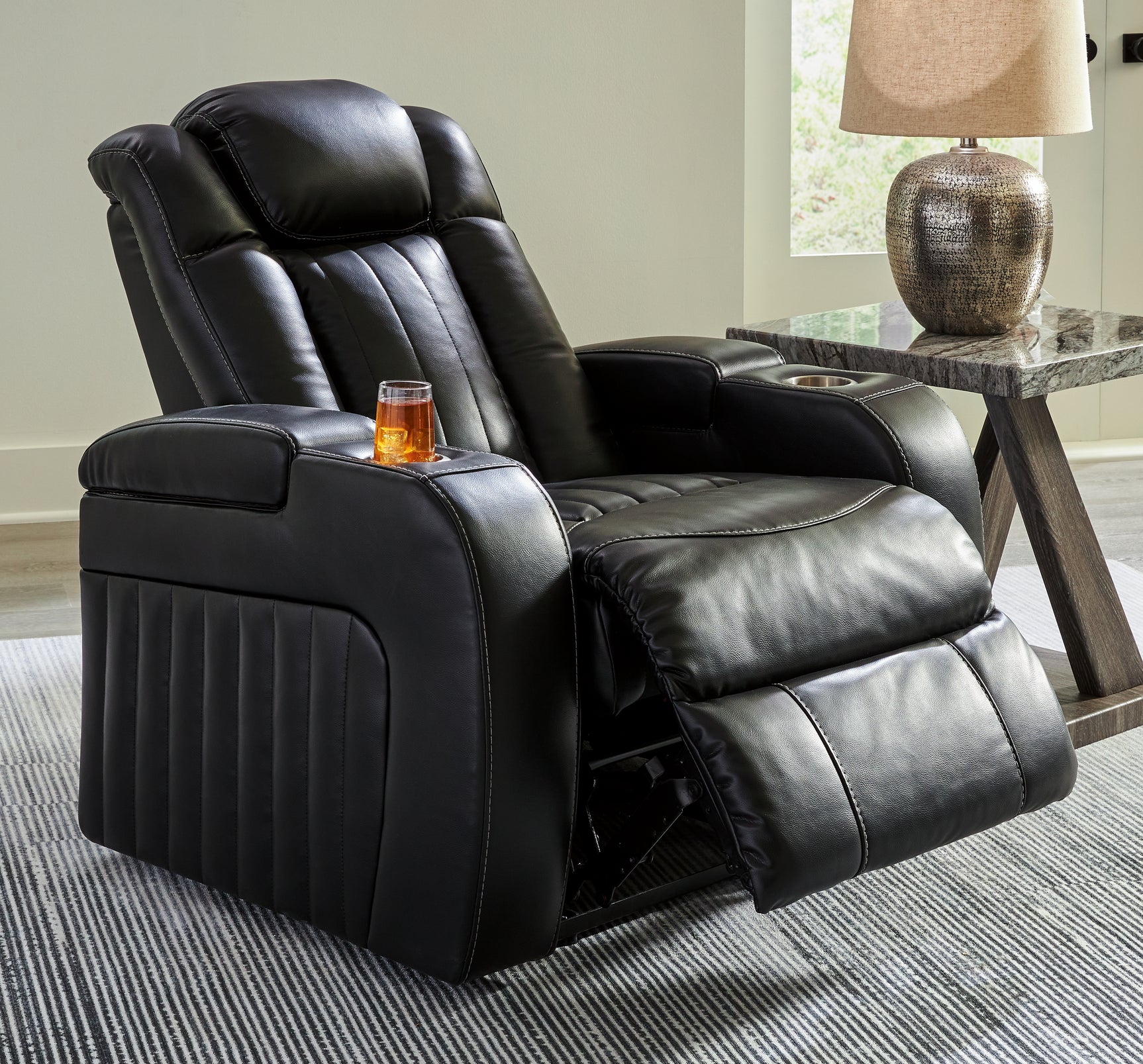 Caveman Midnight Den Sofa, Loveseat and Recliner