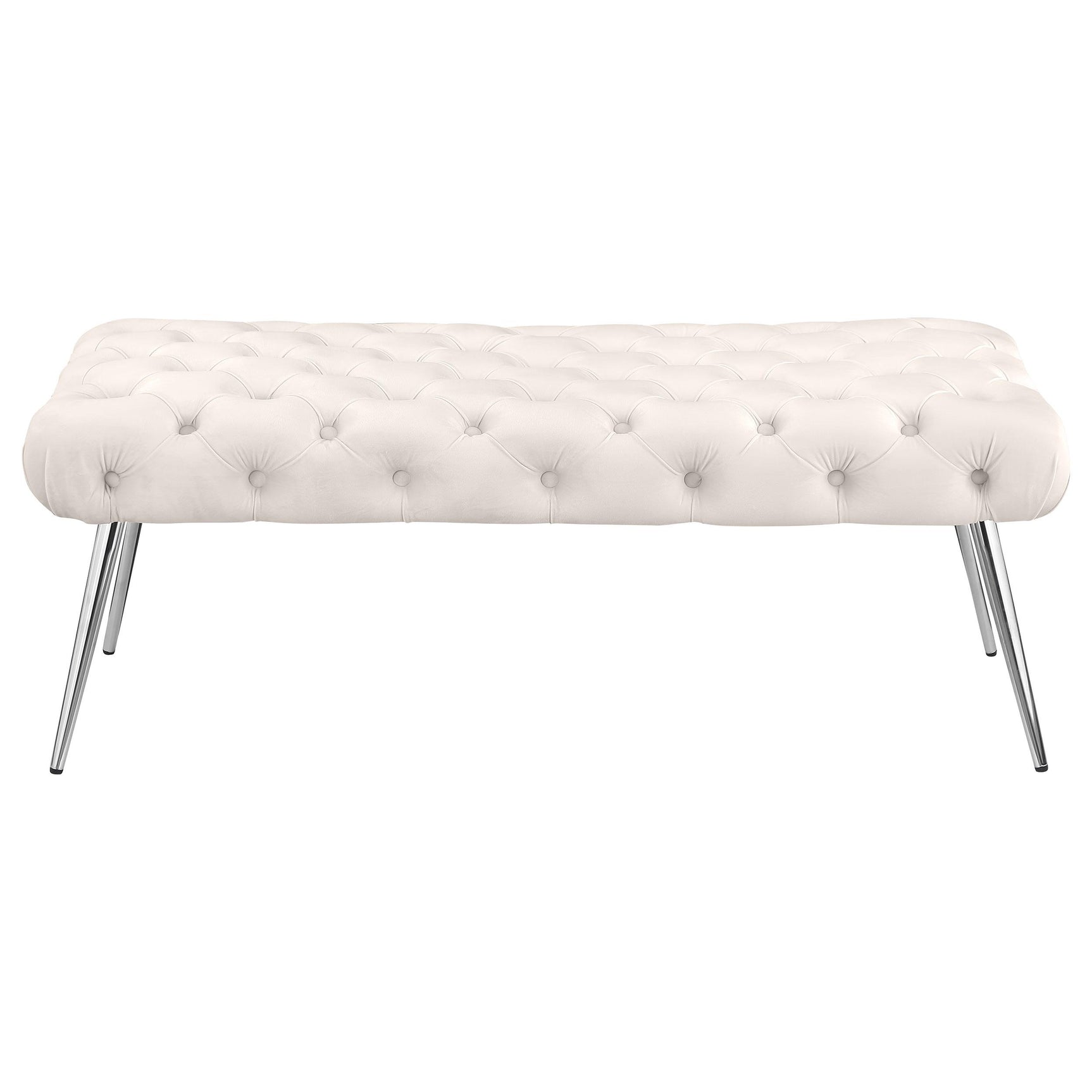 Ella Bench Close-up of Tufted Seat