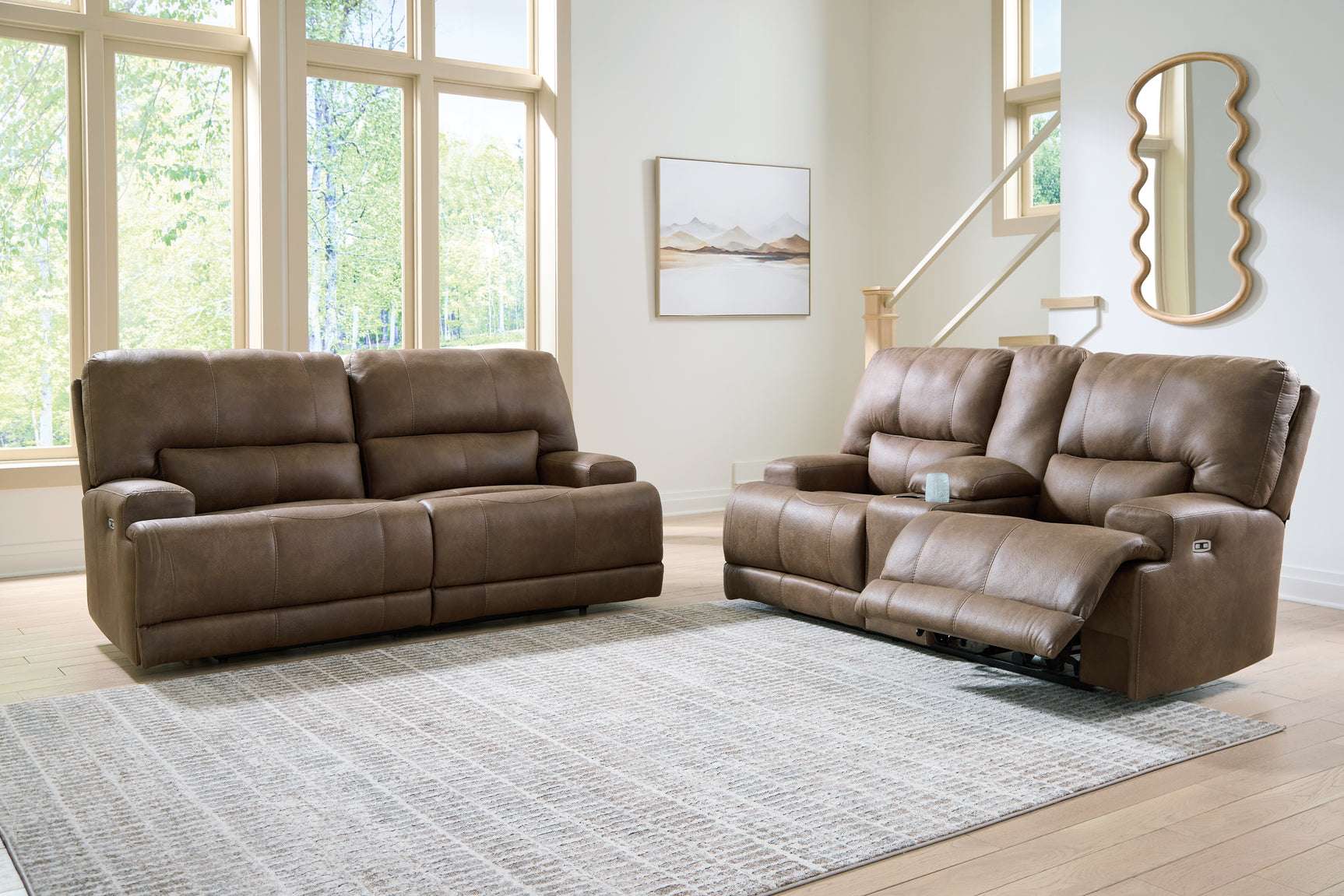 Beckley Earth Place loveseat front angle
