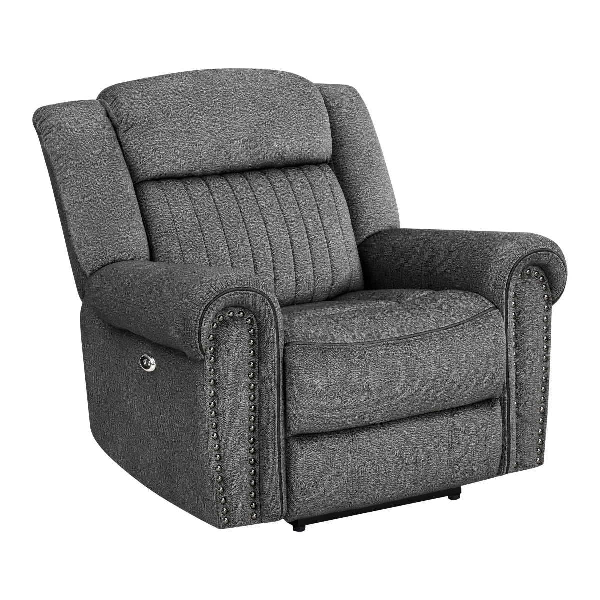 Brennen Charcoal Power Recliner