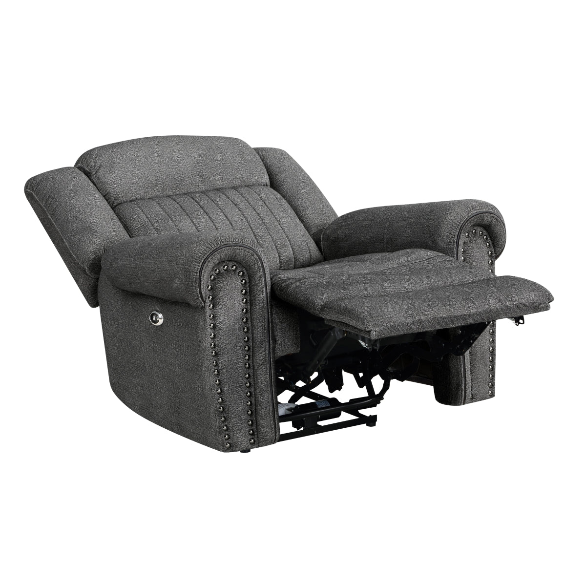 Brennen Charcoal Power Recliner