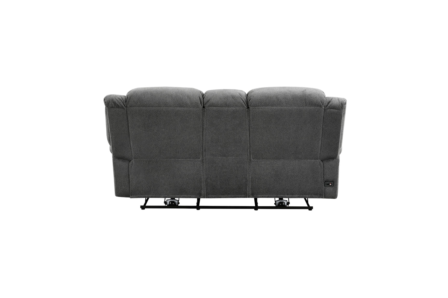 Side profile of power reclining chair
