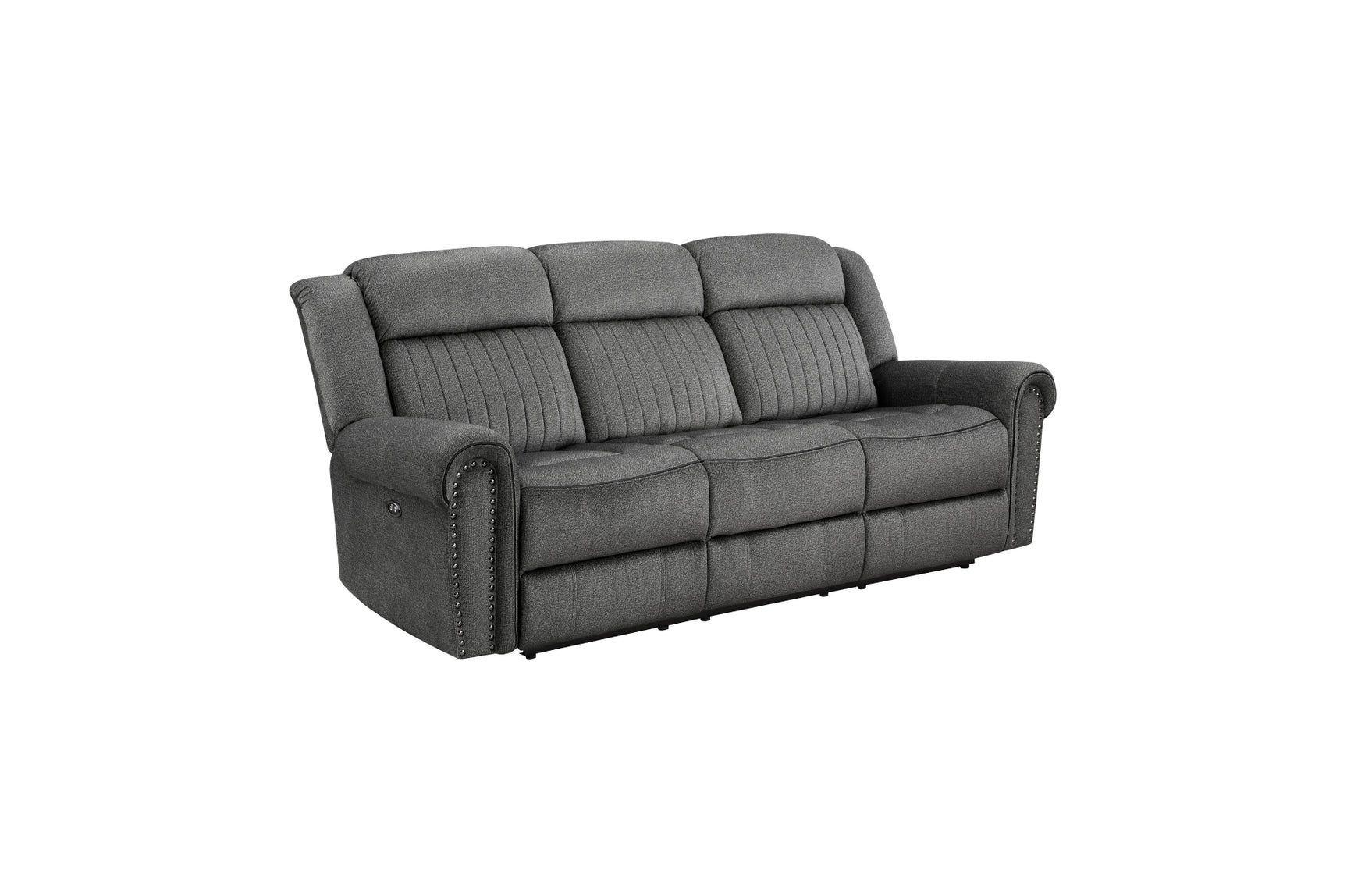 Lift-top storage console in loveseat
