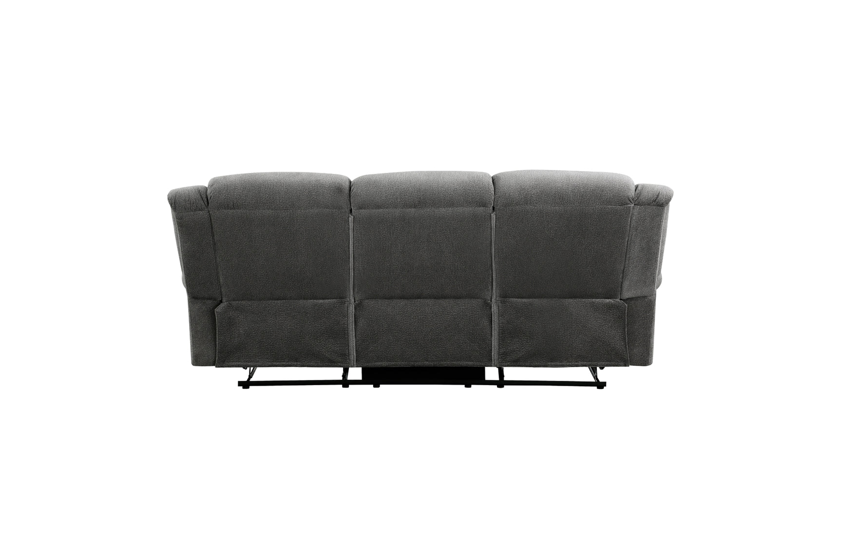 Brennen charcoal sofa reclining position