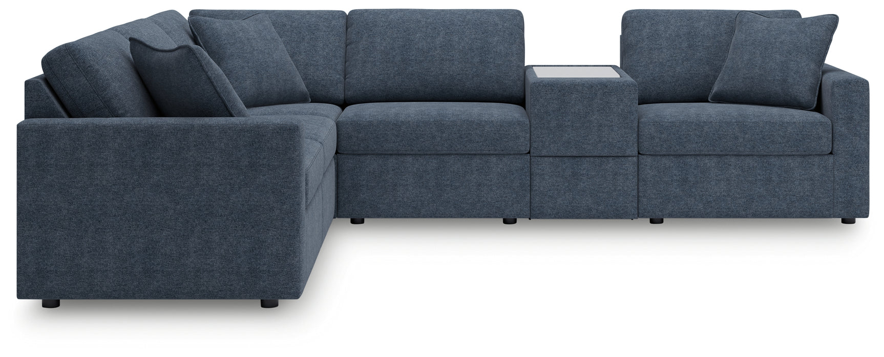 side view of Modmax Ink Performance Fabric,Next-Gen Nuvella™ 6-Piece Sectional sectional sofa