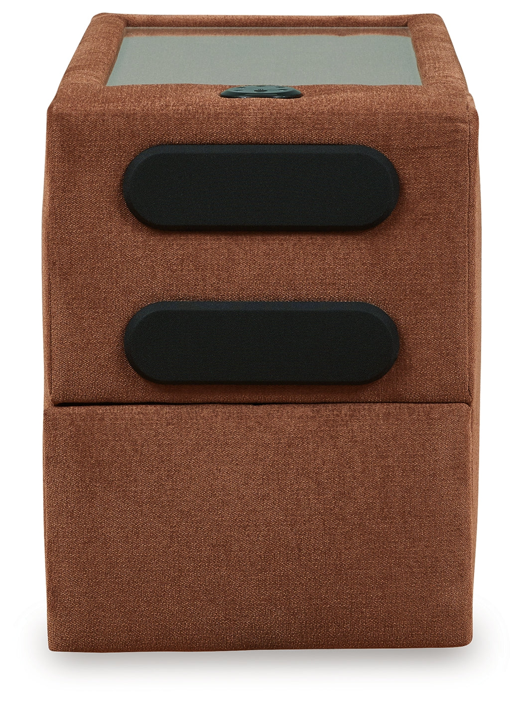 close-up detail of sectional sofa upholstery