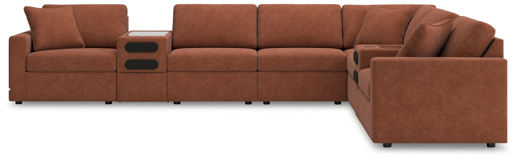 detail view of Modmax Spice Nuvella® 8-Piece Sectional sectional sofa