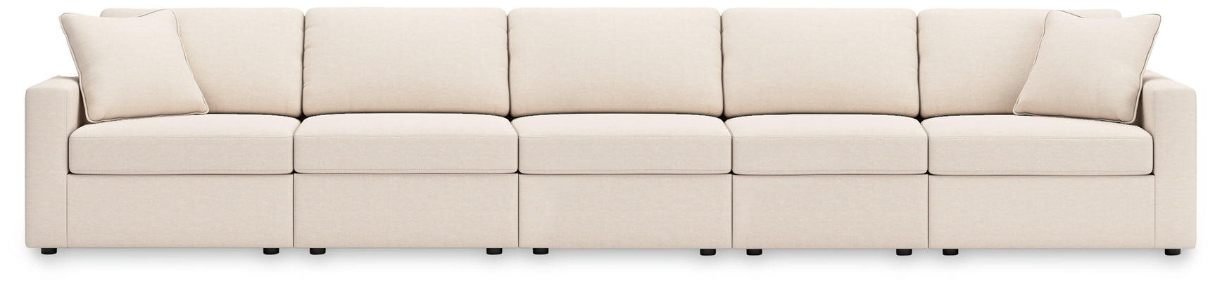 Side angle of Modmax Oyster 5-Piece sectional sofa