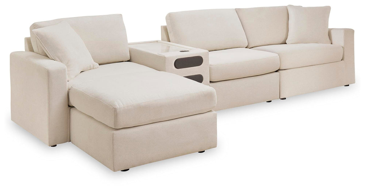 Modmax Oyster 4-Piece Sectional with Ottoman - image 2