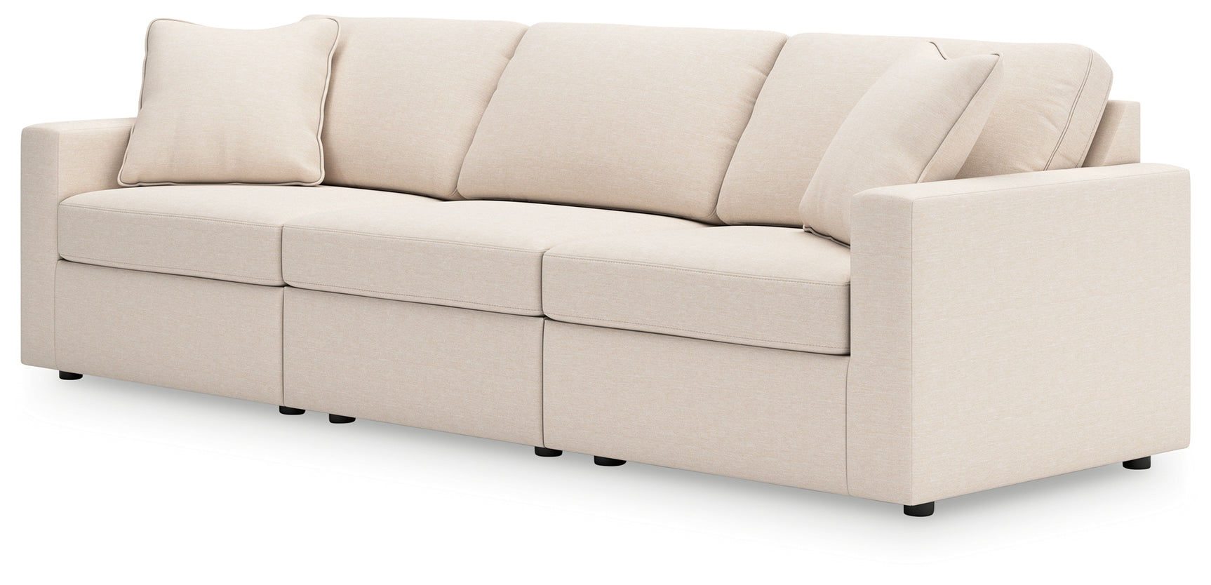 Side profile of Modmax Oyster sectional sofa