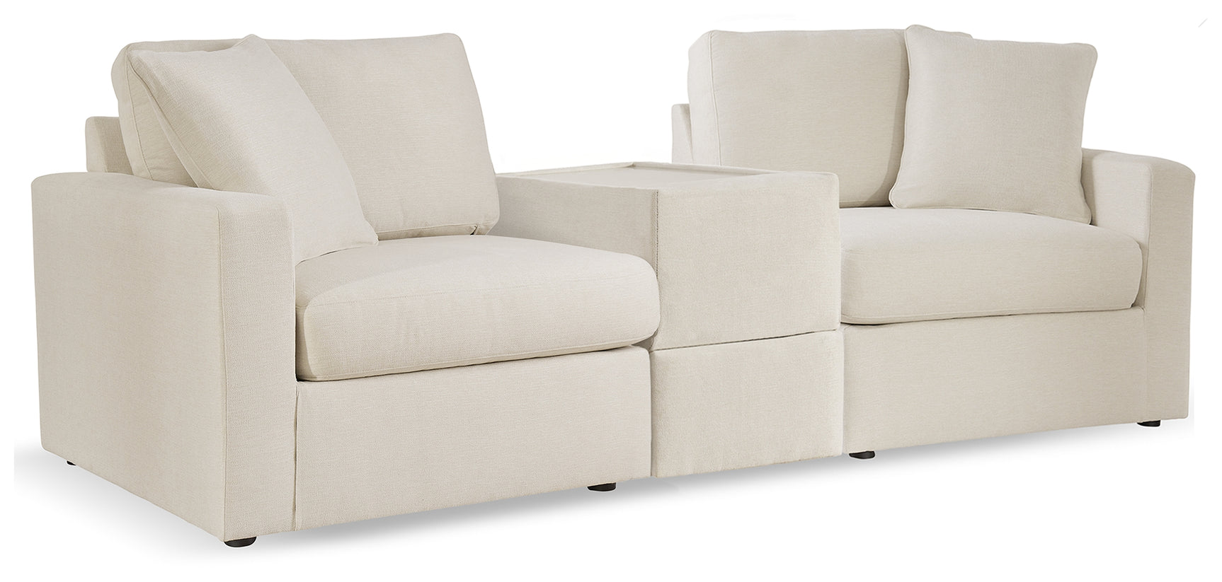 Main front view of Modmax Oyster 3-Piece Sectional sofa