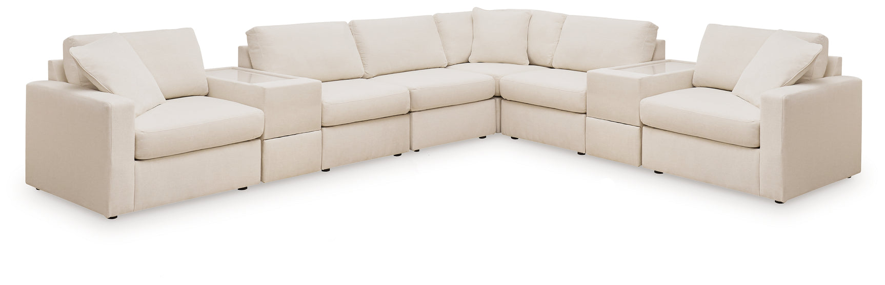 Modmax Oyster 8-Piece Sectional sofa side view