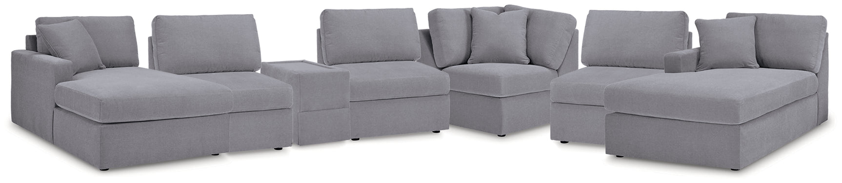 Modmax Granite 7-Piece Sectional Sofa side view
