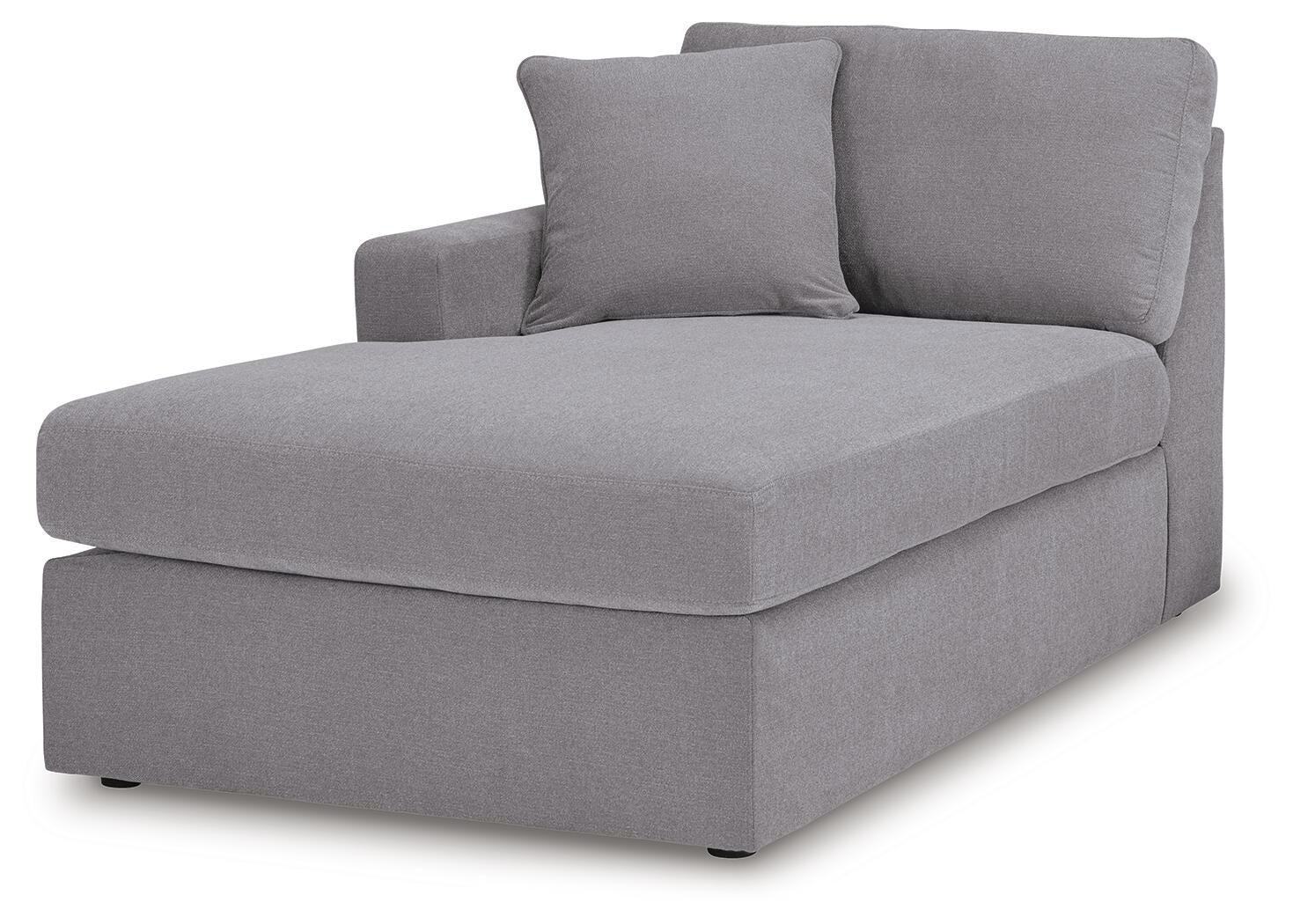 Modmax Granite Performance Fabric,Next-Gen Nuvella™ 5 Piece Sectional with Audio Console - image 4