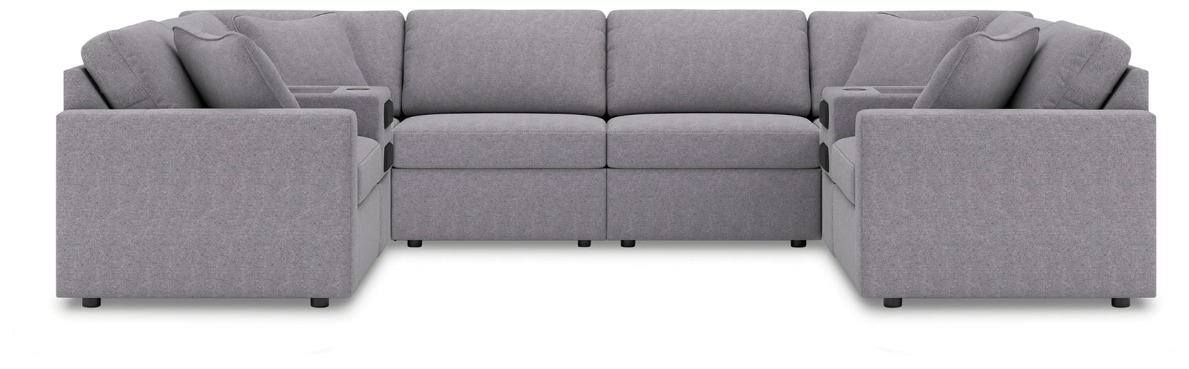 Side view of Modmax Granite sectional sofa