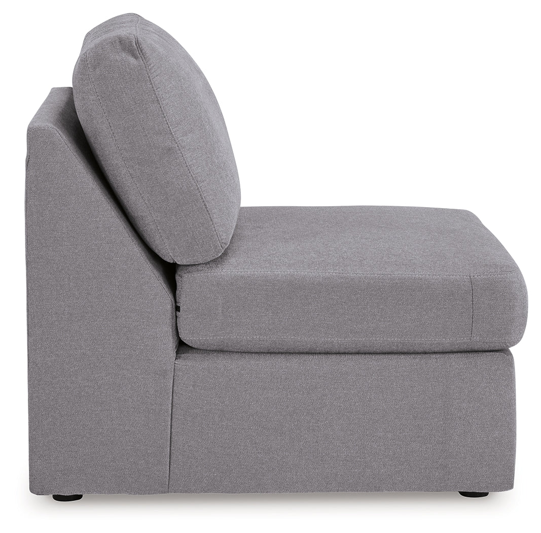 Modmax Granite 7-Piece Sectional Sofa detailed seat cushion close-up