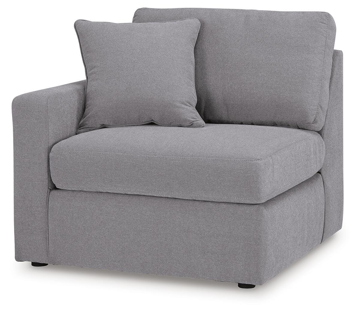 Modmax Granite Performance Fabric,Next-Gen Nuvella™ 4-Piece Sectional with Chaise - image 12