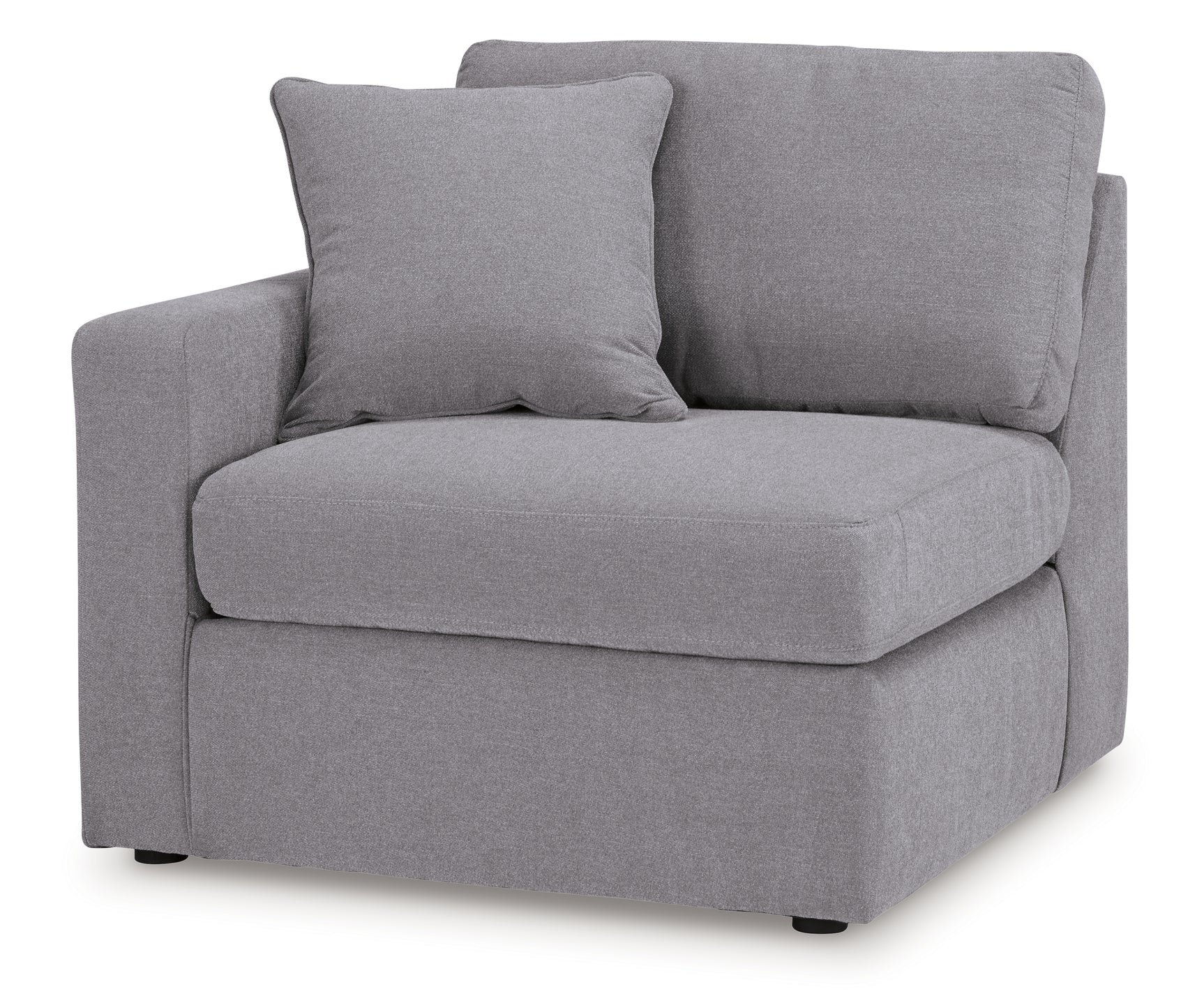 Alternate angle of Modmax Granite performance fabric sectional