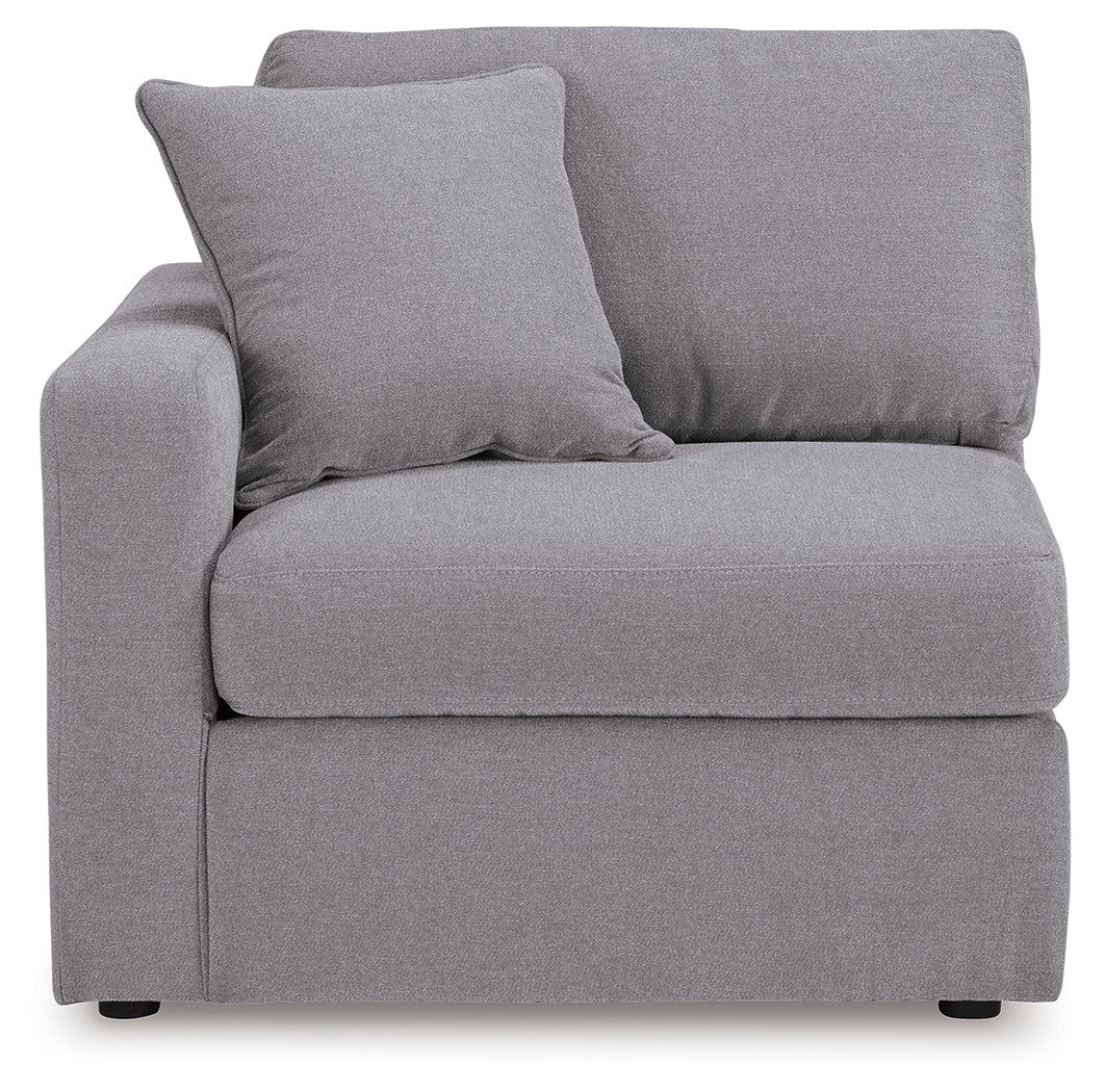 Side view of Modmax Granite 4-Piece Sectional sofa
