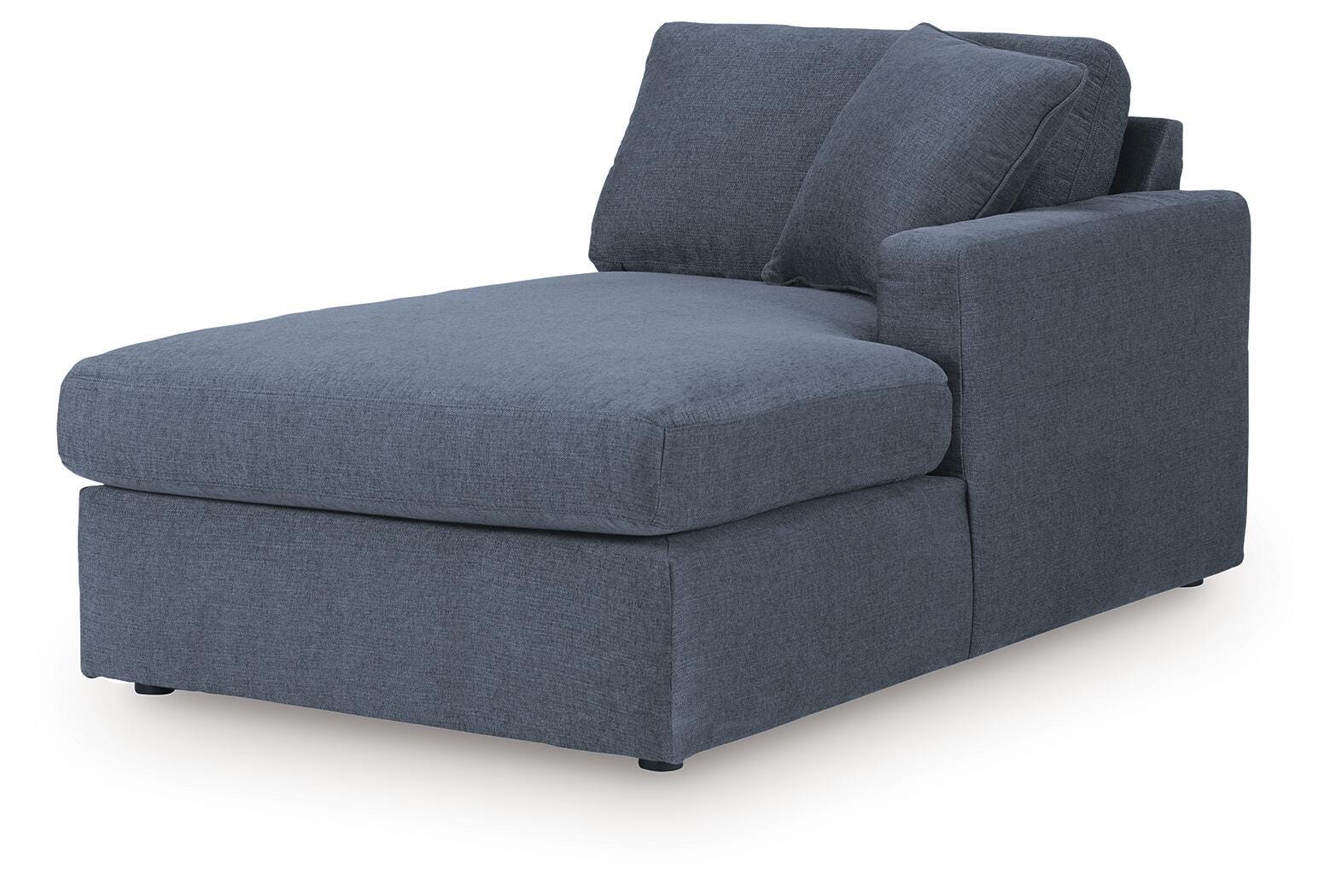 Modmax Ink Performance Fabric,Next-Gen Nuvella™ 5-Piece Double Chaise with Audio Consoles - image 5