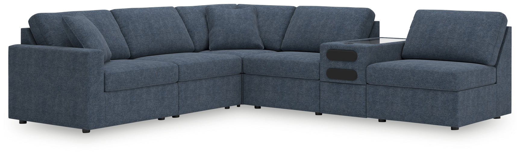 main view of Modmax Ink Performance Fabric,Next-Gen Nuvella™ 6-Piece Sectional sectional sofa