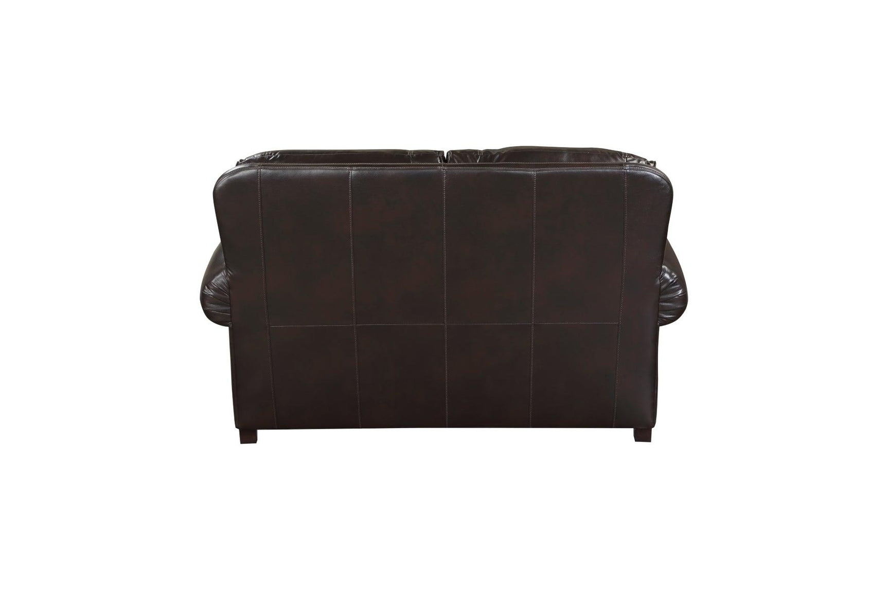 Detailed view of sofa arm upholstery