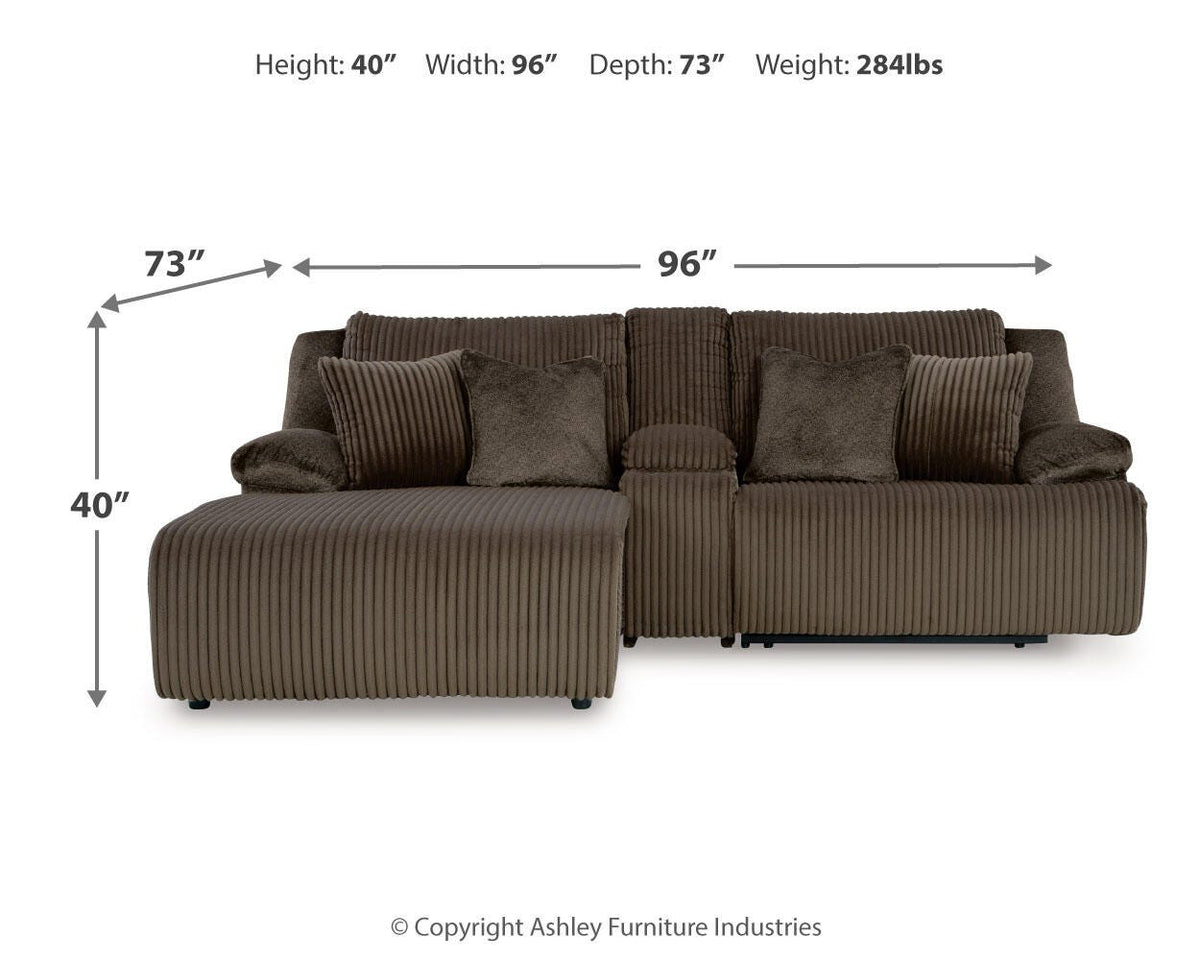Top Chocolate Tier Sofa and Recliner - image 11