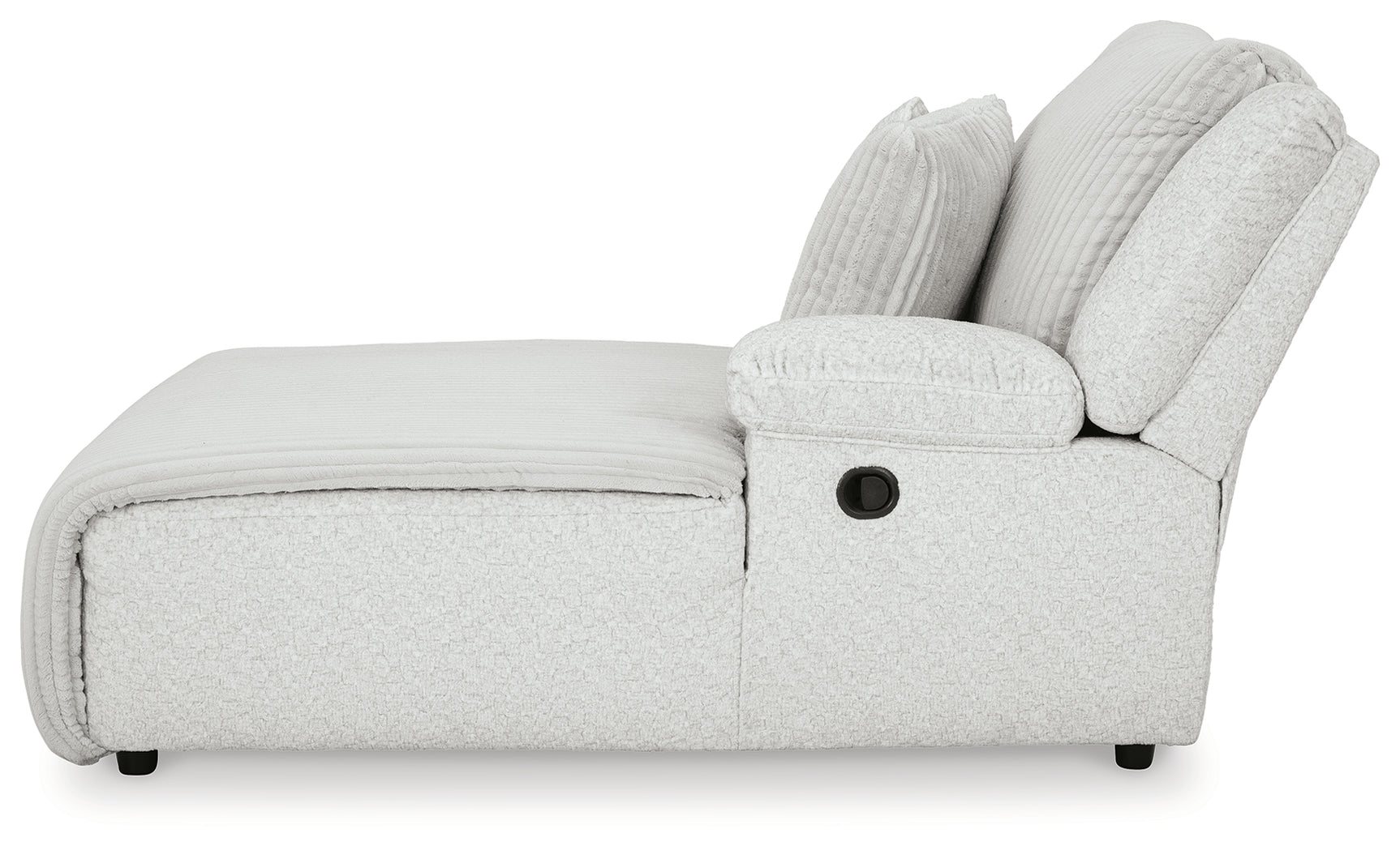 Alternate side view of sectional sofa