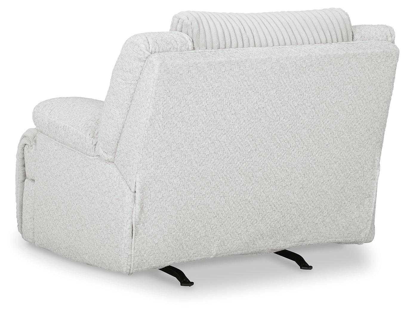 open recliner side view