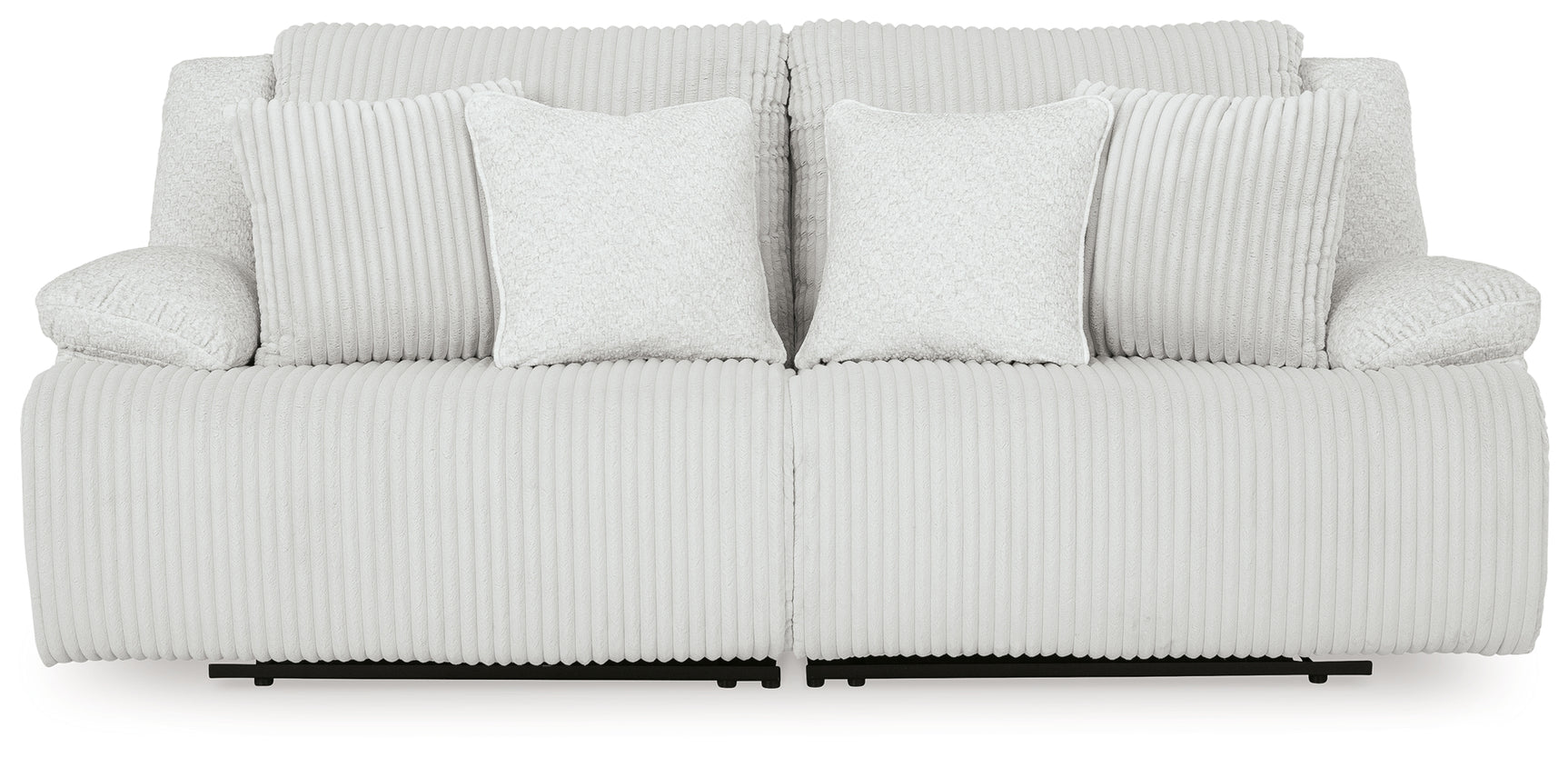 Head on view of Top Tier Alloy 2-Piece Sectional Loveseat sectional sofa