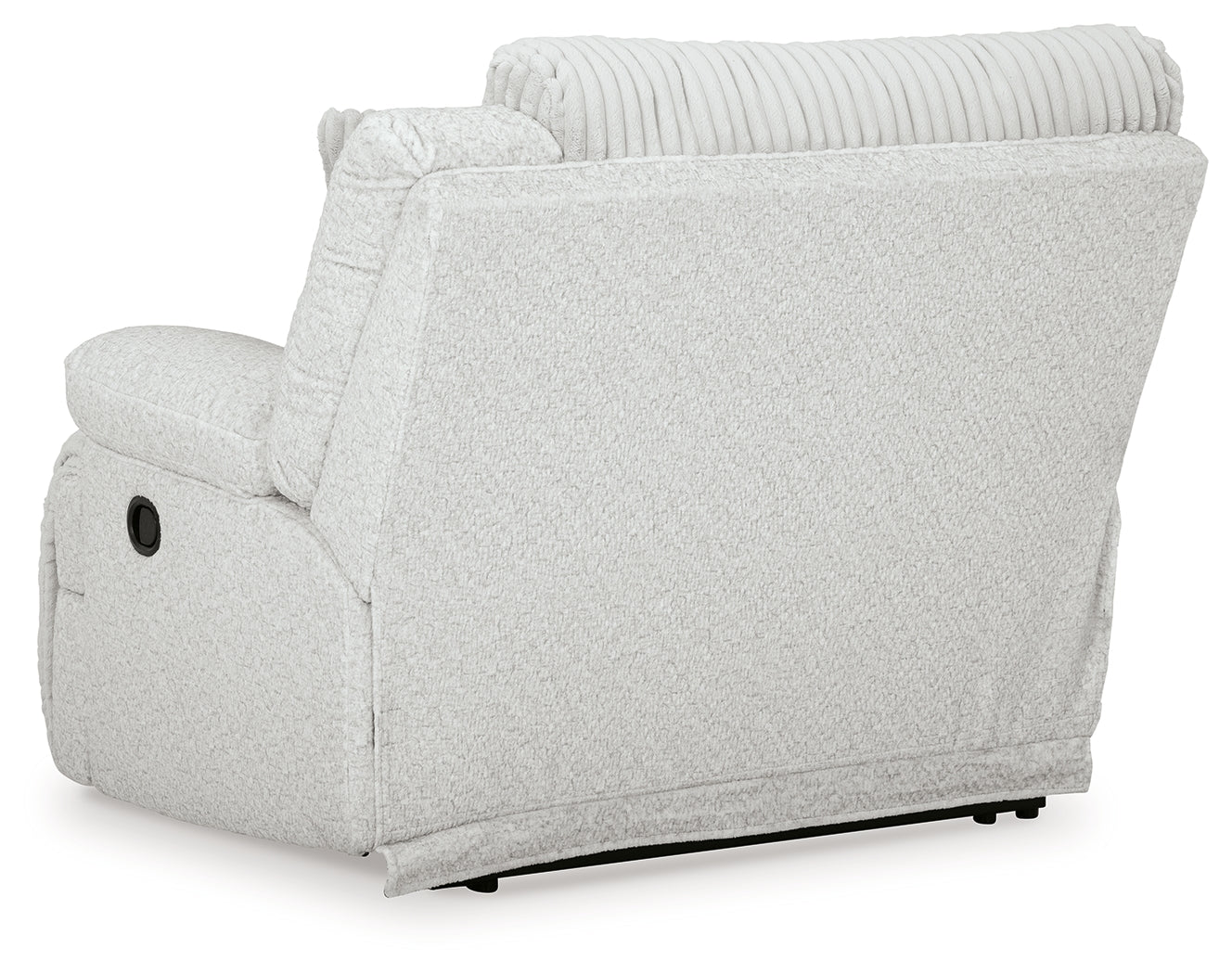 Top Tier Alloy Velvet 4-Piece Reclining Sectional with Chaise, front angle view in alloy velvet upholstery