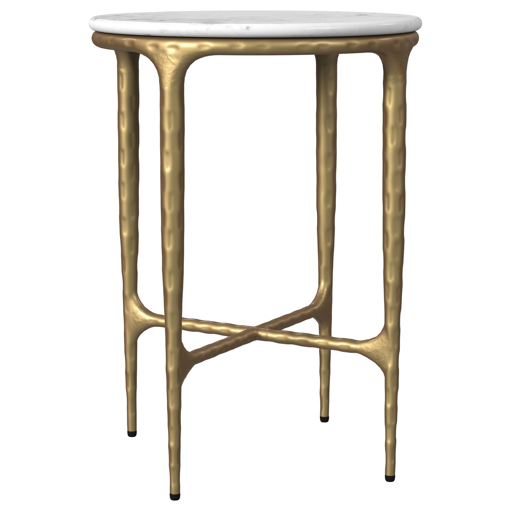 Umas Gold Marble Side Table