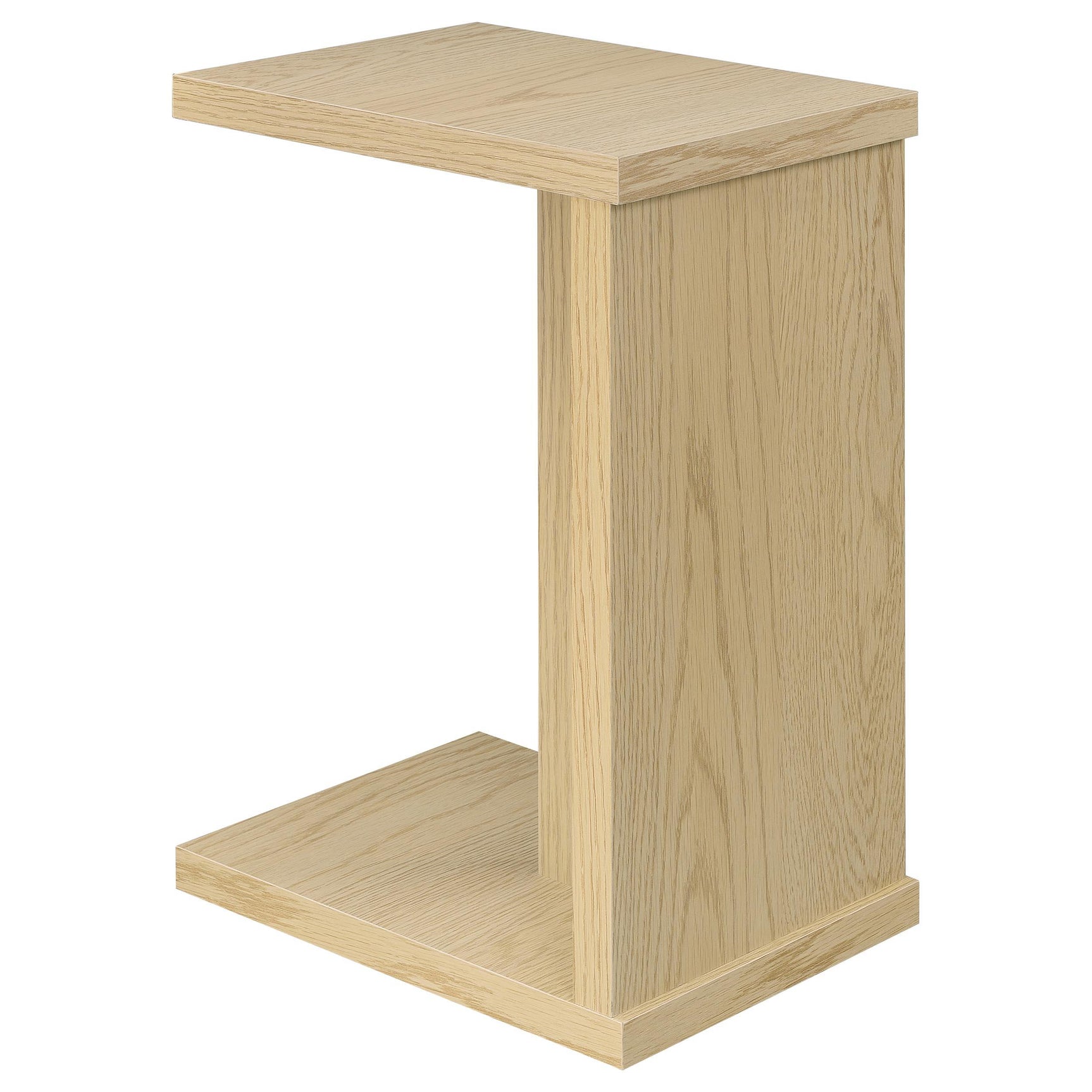 Clower side table sliding over sofa armrest